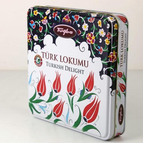 Motifli Antep Fıstıklı Türk Lokumu 500 gr