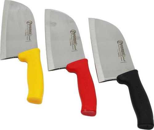 Şef Bıçak Geniş Uzun - 21-8.5Cm Renkli Plastik Saplı