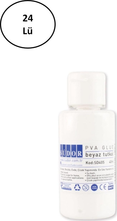 Beyaz Tutkal 40 Ml 24'Lü