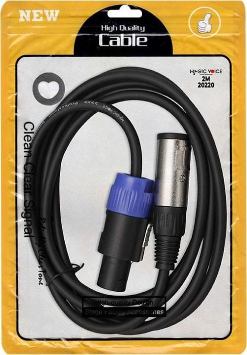 Ld384 Specon Erkek - Canon Dişi Çevirici Kablo 2 Metre