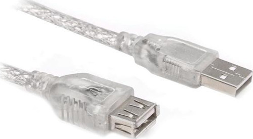Usb Uzatma Kablosu 3 Metre Şeffaf