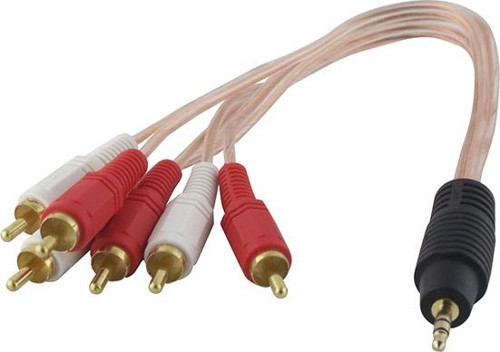 3.5 Mm Stereo Erkek / 6 Rca Erkek 5+1 Kablo