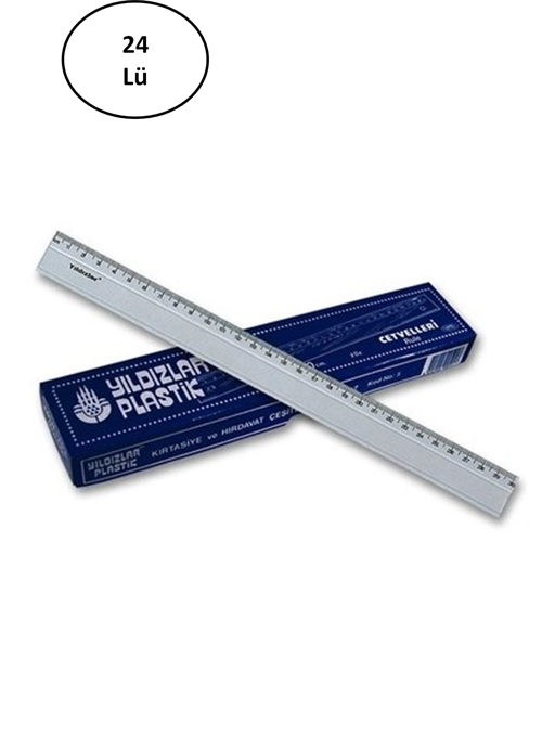 Yıldızlar 30 Cm Cetvel 24'Lü