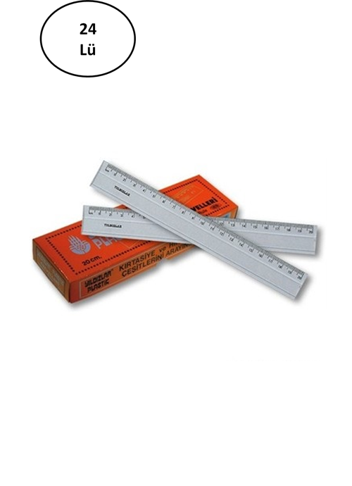 Yıldızlar 20 Cm Cetvel 24'Lü