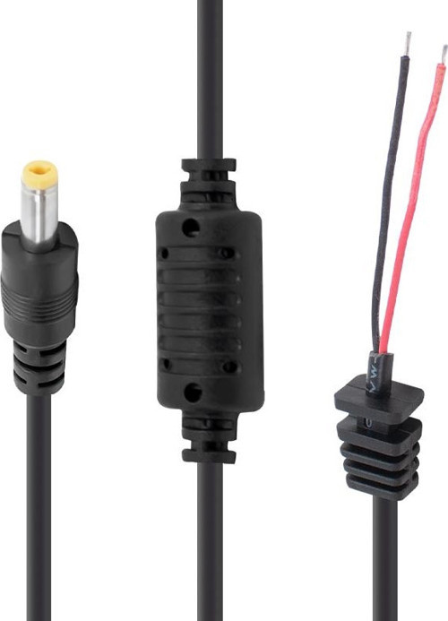 Notebook Adaptörü 1.2 Mt. L Tip Jacklı Kablo 4.8*1.7 Uç (Yd-7)