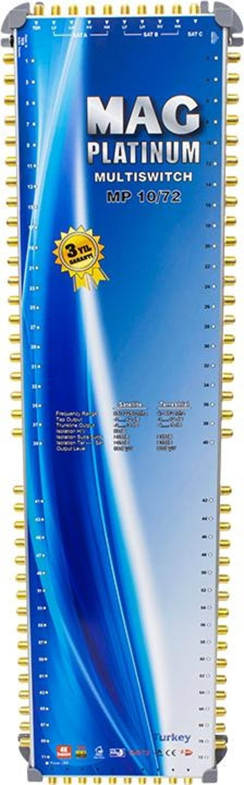 10*72 Kaskatlı Uydu Santrali Mag Platınum