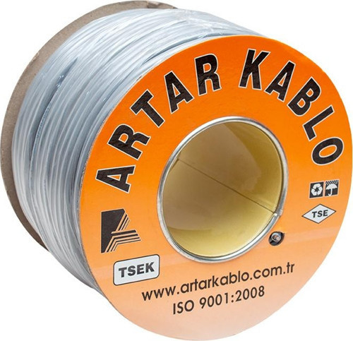 Artar 2X1.5 Mm Lıhch Blendajlı Bakır Hoparlör Kablosu (100 Metre)