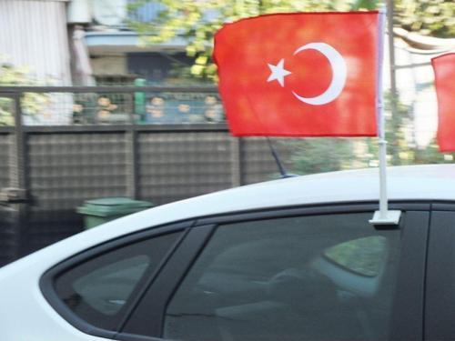 Flamalı Araç Konvoy Türk Bayrağı 30 X 45 - 50 Adet