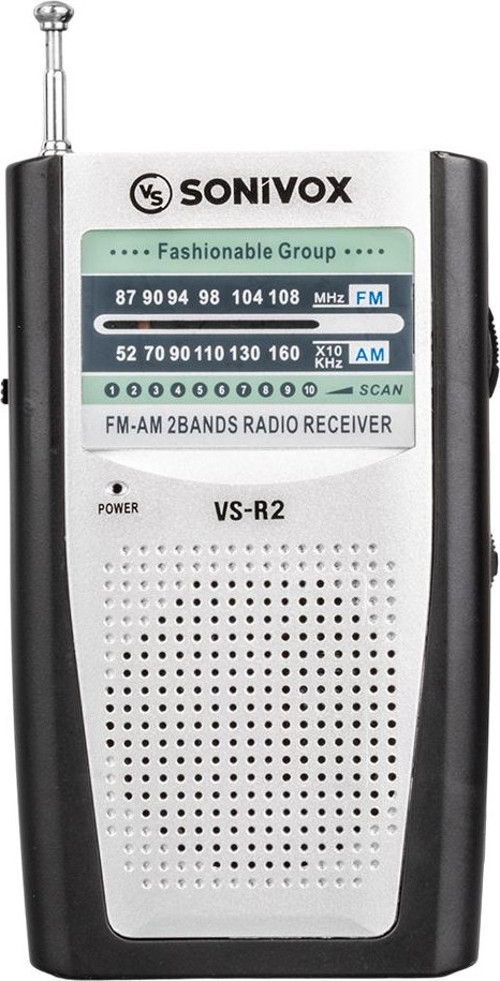 Gümüş Renk Analog Radyo Vs-R2