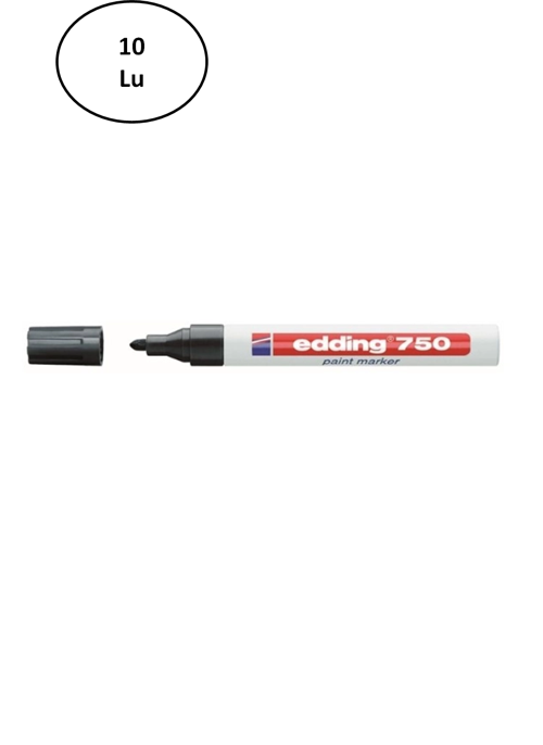 Boya Dekor Markörü Siyah E-750 10'Lu
