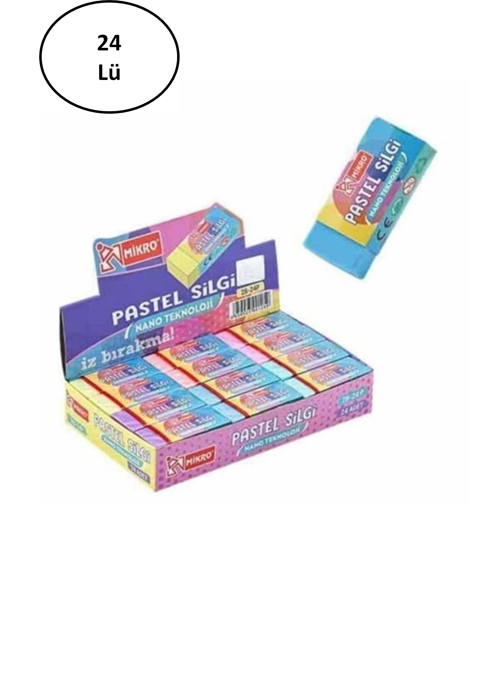 Pastel Silgi (2B-24P) 24'Lü
