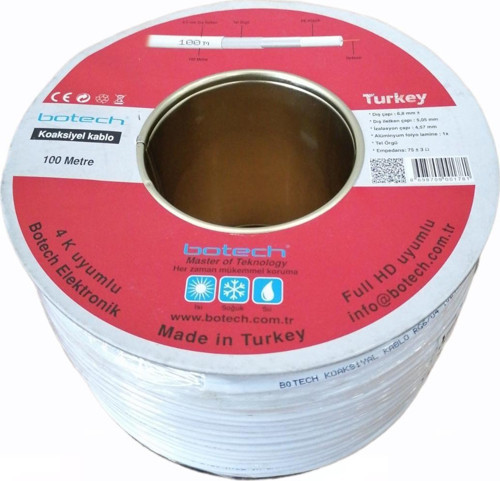 100Mt Uydu Anten Kablosu Rg 6U