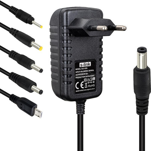 5 Volt - 2 Amper Tablet Pc Adaptörü Çok Uçlu Slx-52A