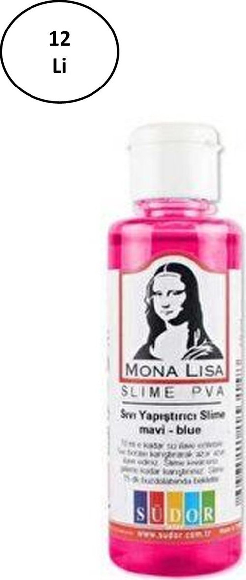 Sıvı Slime 70 Ml Fosforlu Pembe 12'Li