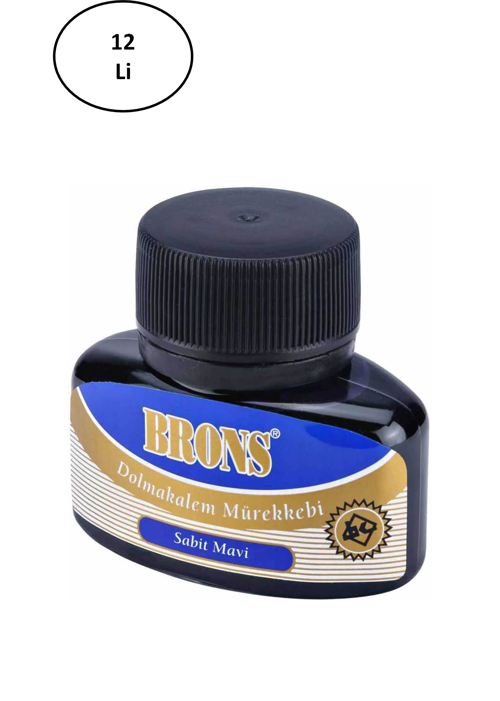 Dolma Kalem Mürekkebi Mavi Br-312 12'Li