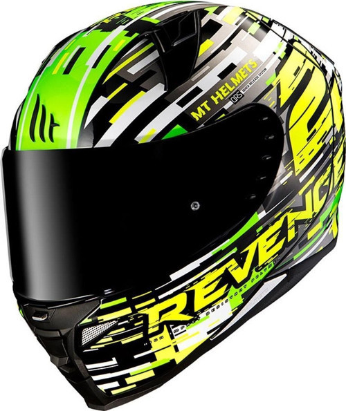 Revenge 2 Baye A6 Gloss Full Face Motosiklet Kaskı