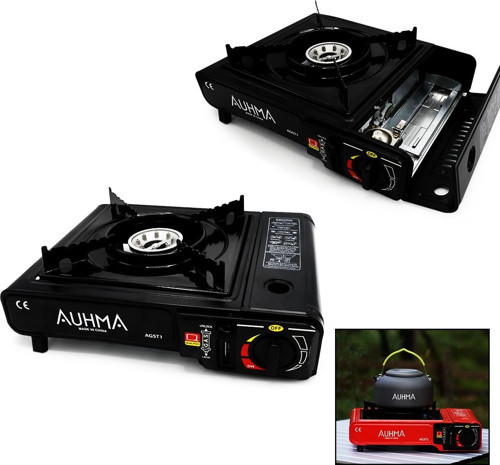 Auhma Agst-1 Pro Portatif Kamp Ocak Plastik Çantalı