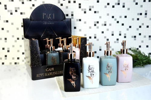 Paçi Auro Cam Sıvı Sabunluk