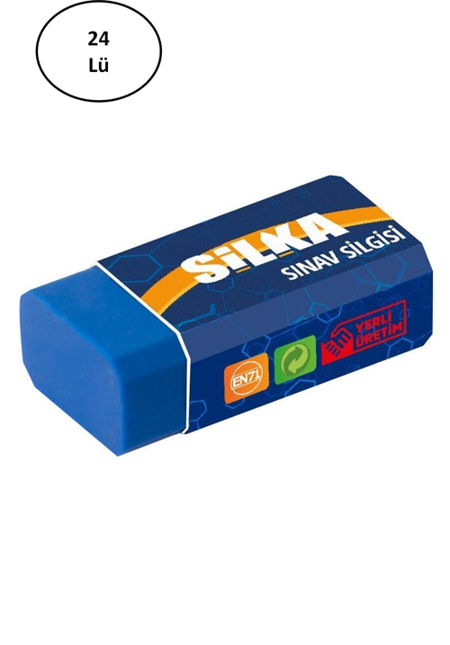 Orta Boy Mavi Sınav Silgisi Art9 24 Lü