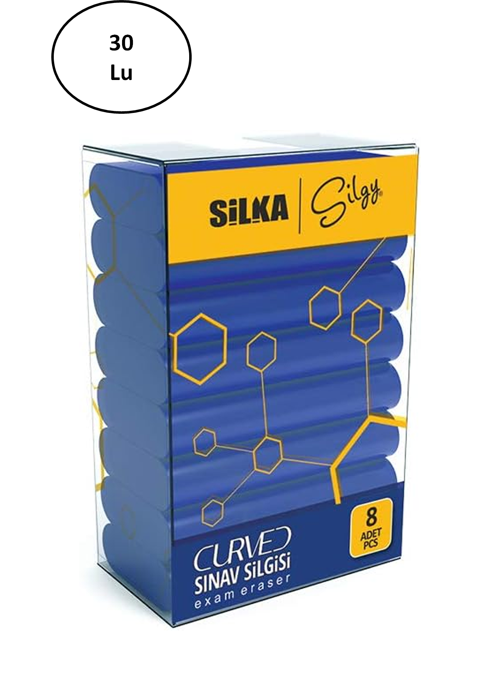 Curved Sınav Silgisi 8'Li 30'Lu