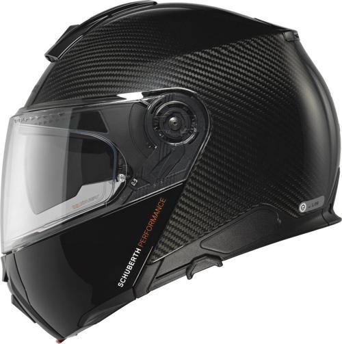 C5 Carbon Glossy Çene Açılır Motosiklet Kaskı