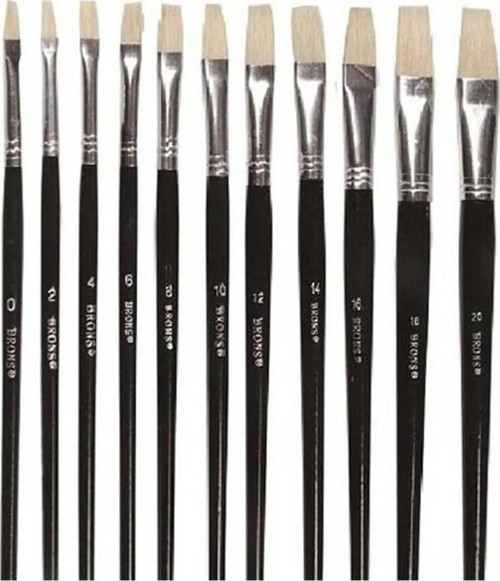 Yağlı Boya Fırçası No: 8 Br-514 12'Li