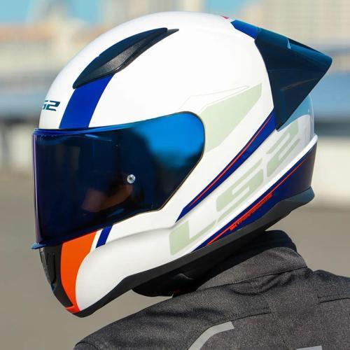 Rapid 2 Driveway Race Full Face Motosiklet Kaskı Yarış Spoiler +  Şeffaf + Gökkuşağı Vizörlü