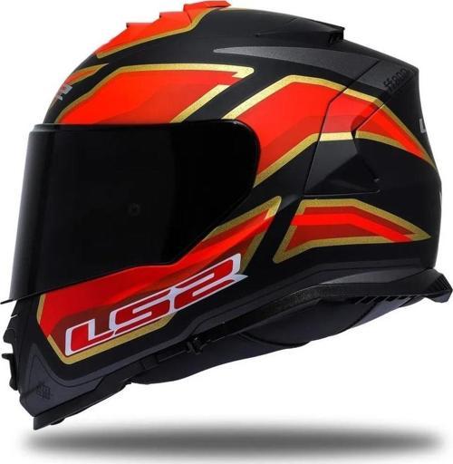 Storm 2 Foggy Full Face Motosiklet Kaskı Şeffaf + Siyah Vizörlü