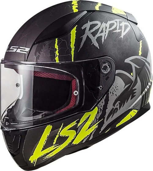 Rapid Raven Full Face Motosiklet Kaskı