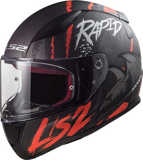 Rapid Raven Full Face Motosiklet Kaskı