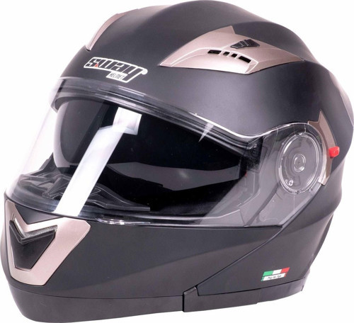 925 Çene Açilir Double Vizör Motosiklet Kaskı