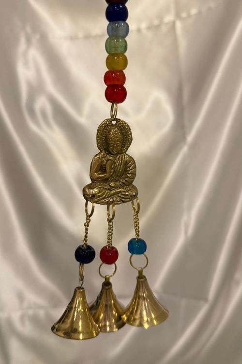 Rüzgar çanı deprem zili çanı kapı zili Pirinç Buda Budha