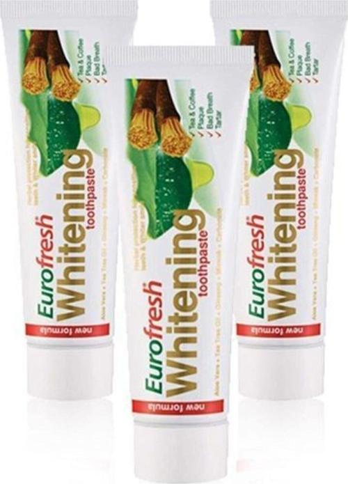 Eurofresh Misvaklı Beyazlatıcı 112 Gr 3 Adet Diş Macunu