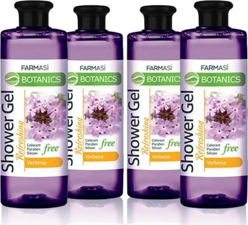 Botanics Mine Çiçeği Özlü Tazeleyici Duş Jeli-500Ml 4 Adet