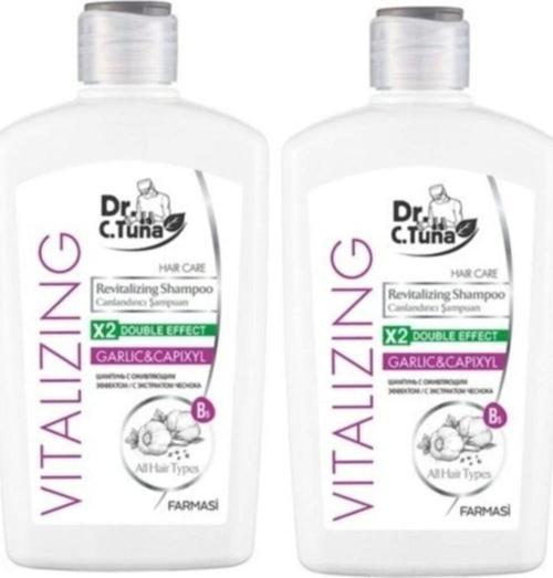 2 Adet Dr.C.Tuna Vıtalızıng Sarımsaklı Şampuan 500 Ml