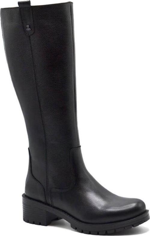 3322K KISA TOPUK FERMUARLI DERİ KLASİK ÇİZME