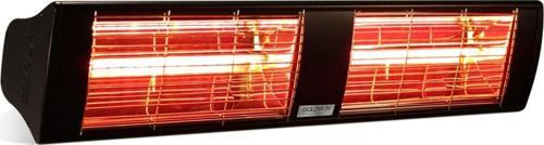 Supra 3000 Watt Suya Dayanıklı Elektrikli Infrared Siyah Renk Dış Ortam Isıtıcısı