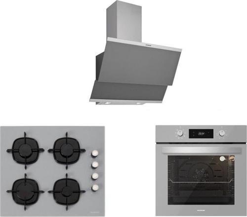 Gri Cam Ankastre Set (3420 Classy 60+Cs5335S01+Bo6504S01) -Gri-Set-Paket