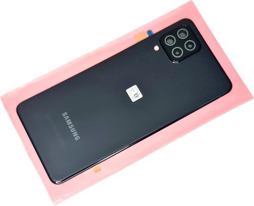 Samsung Galaxy A22 (4G) Arka Pil Batarya Kapağı (FULL Kamera Lensli) SİYAH