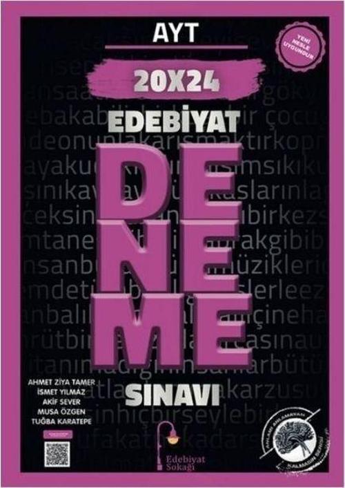 Edebiyat Sokağı Yayınları AYT Edebiyat 20 x 24 Deneme Sınavı