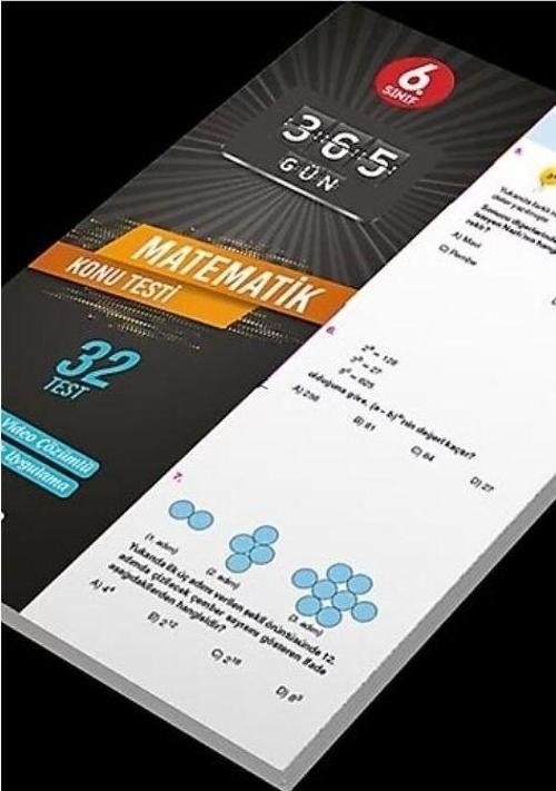 Gezegen Yayıncılık 6.Sınıf 365 Gün Matematik Yaprak Test