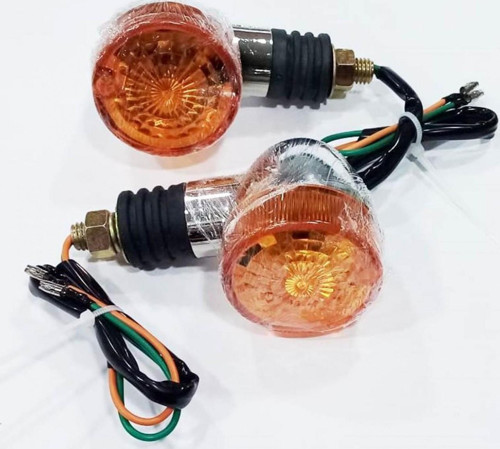 Sinyal Takım Nikelajlı Küçük Sarı Cam Chopper Z-15