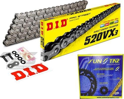 Dıd Sunstar Çelik Zincir Dişli Seti 520vx X-rıng Honda Nc750 Dct Integra 14-19  17t 39t (jtf1373.17 