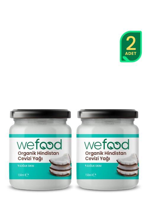 Organik Hindistan Cevizi Yağı 150 ml 2'li (Soğuk Sıkım)