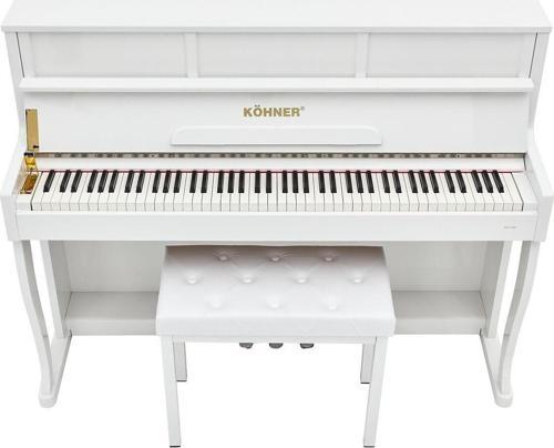 Slp-980 Wh Dijital Duvar Piyano, Bluetooth, Tuş Hassasiyeti, 88 Tuşlu, Kapaklı (Kulaklık Ve Tabure)