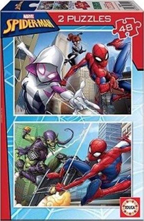 Spiderman 2x48 Parça Puzzle