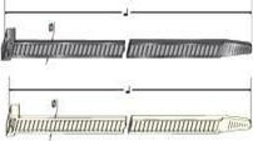 4621570 KABLO BAĞI CIRT KELEPÇE 7.8 X 450 MM PK 100 AD SİYAH