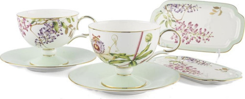 Happily 6 Prç 2li Çay Fincanı Seti 220cc