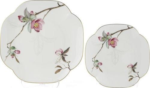 Peachy 4 Prç 2li Pasta 19cm ve Servis Tabağı 25cm Seti