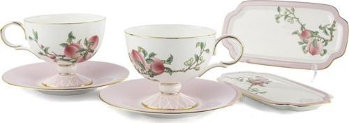 Peachy 6 Prç 2li Çay Fincanı Seti 220cc